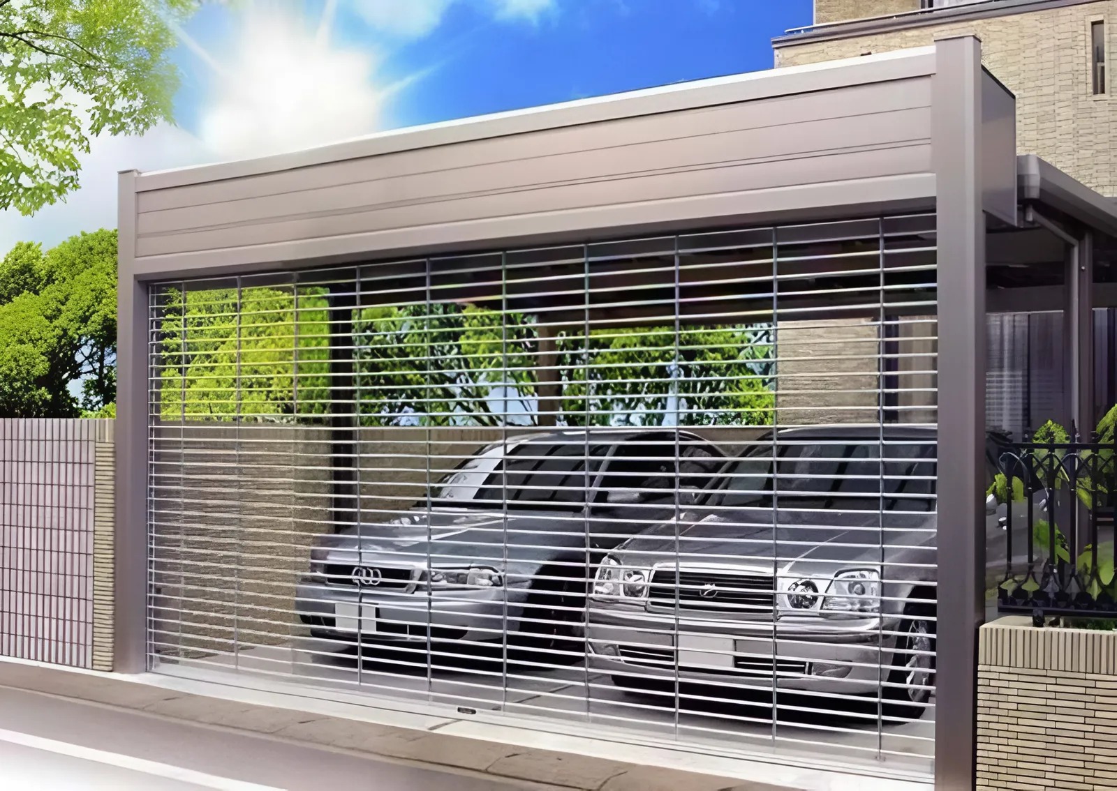 Thiết kế với các khe thoáng đặc biệt giúp cửa có khả năng điều chỉnh mức độ thông thoáng và ánh sáng tự nhiên