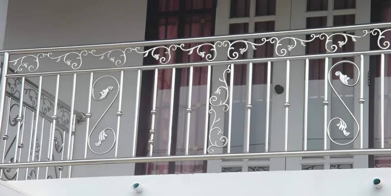 lan can inox nghệ thuật mẫu 10