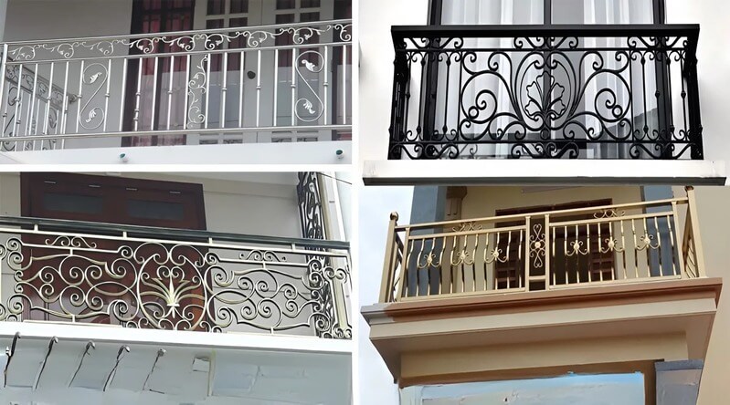 lan can inox nghệ thuật phổ biến