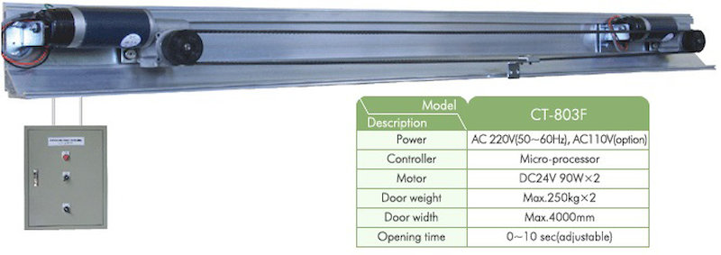 Cửa tự động Cortech Model CT-803F