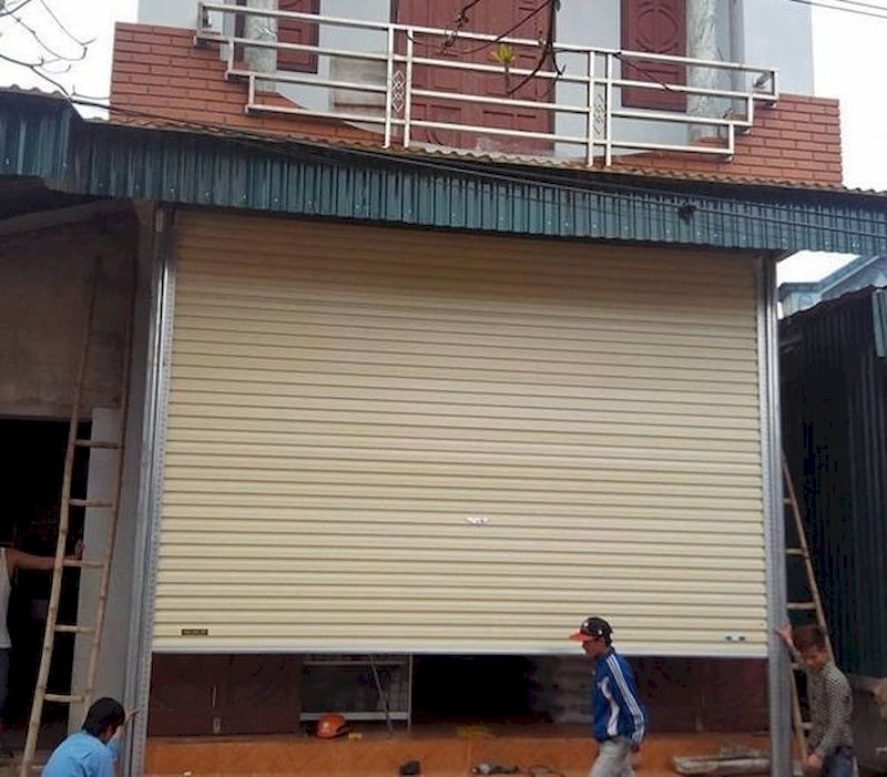 Cấu tạo của cửa cuốn tự chạy lên